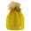 Ladies Cable Knit Bob Hat  Mustard